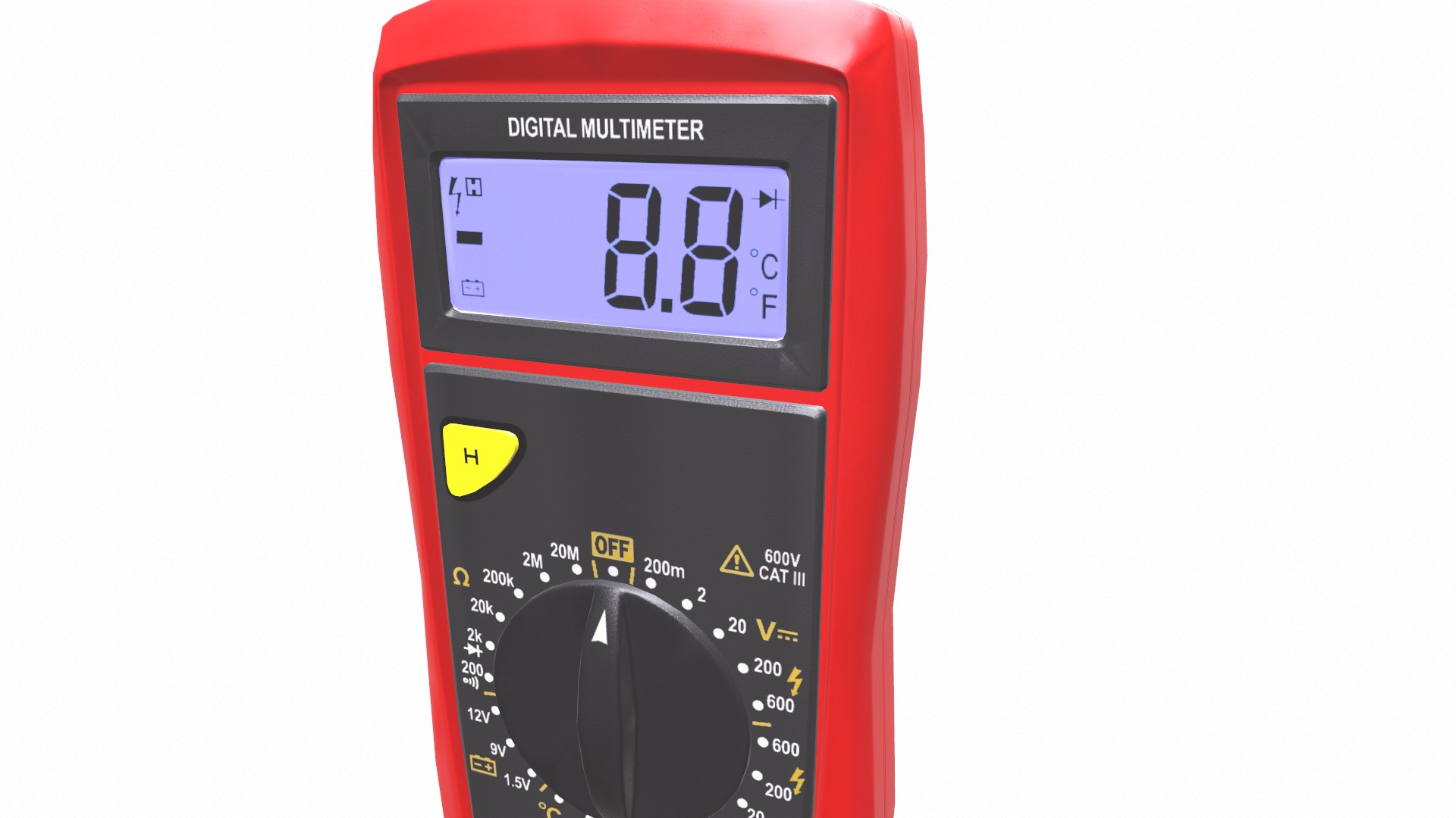 Multimeter Low Poly Low-poly 3D model_25