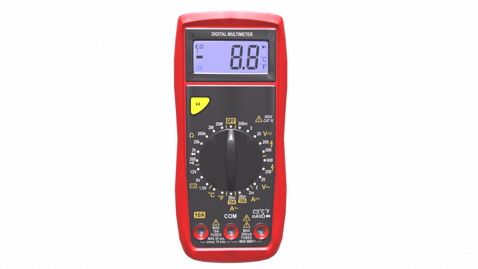 Multimeter Low Poly Low-poly 3D model_10