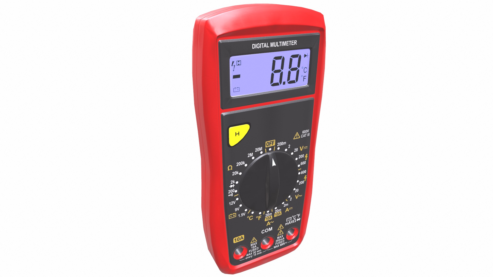 Multimeter Low Poly Low-poly 3D model_14
