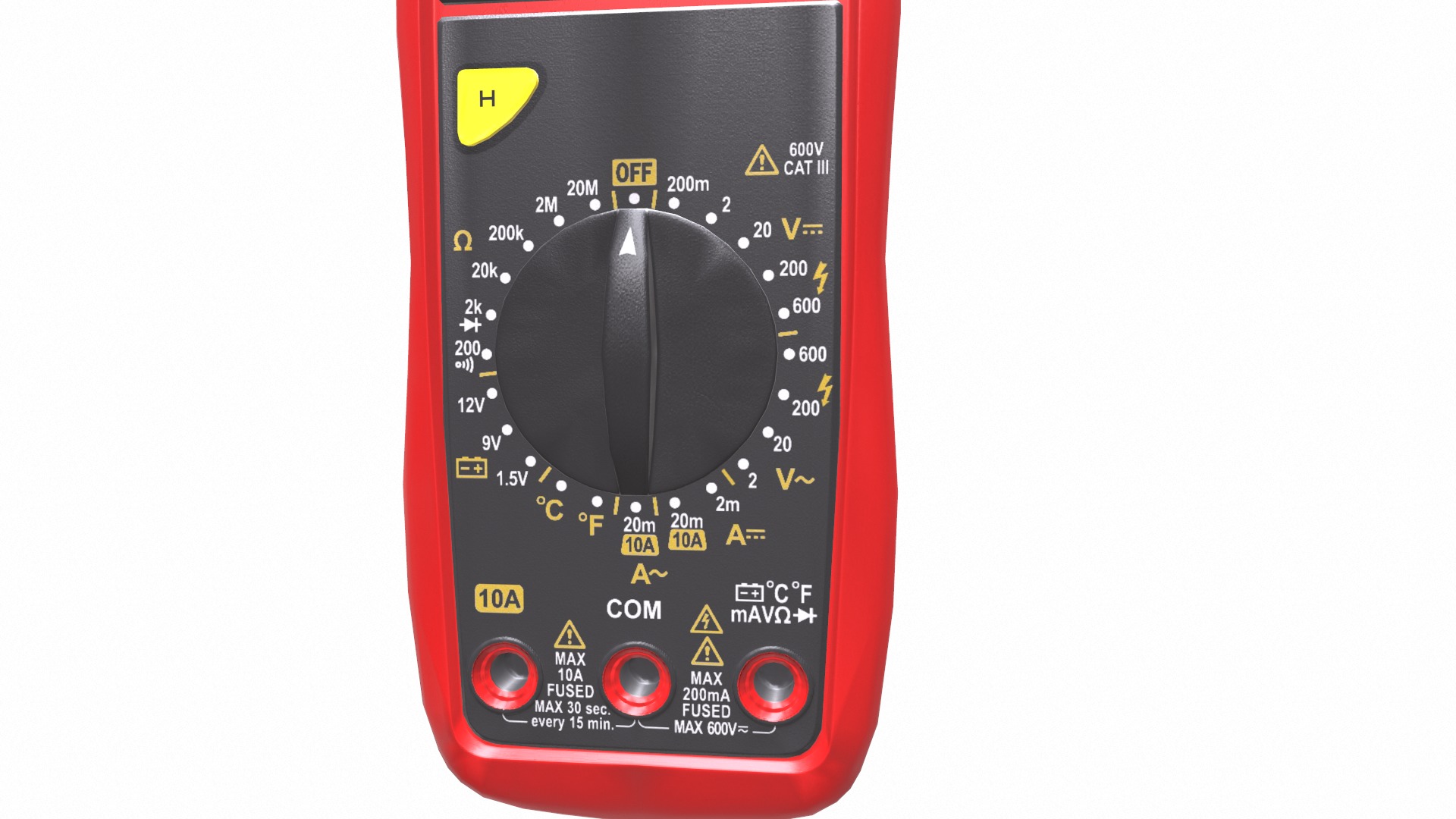 Multimeter Low Poly Low-poly 3D model_20