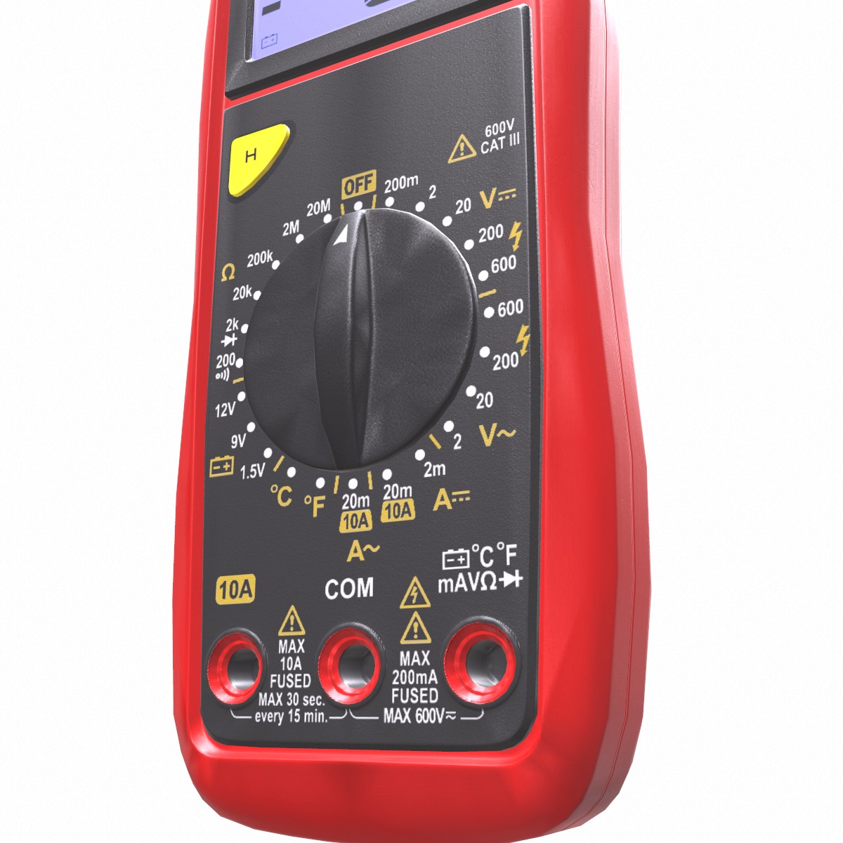 Multimeter Low Poly Low-poly 3D model_5