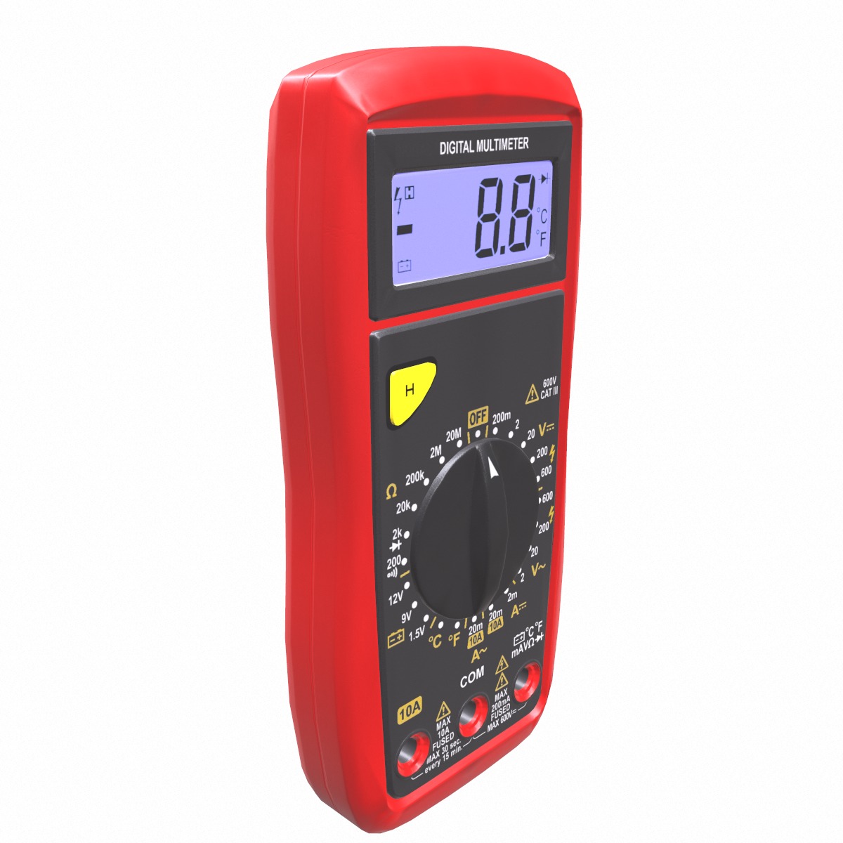 Multimeter Low Poly Low-poly 3D model_3