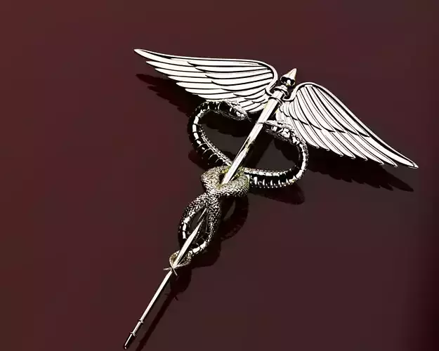 brooch medical symbol