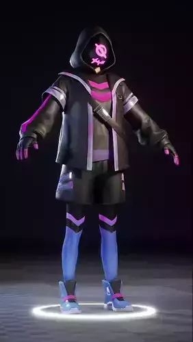 CYBERPUNK GUY 3D MODEL