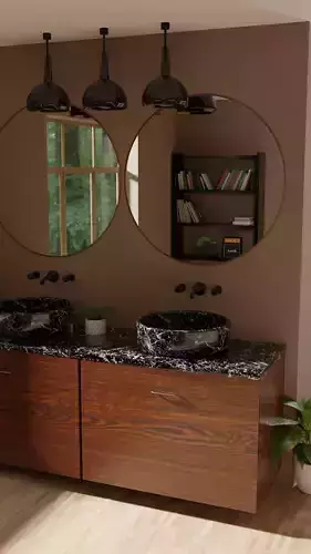 wasing area 3d model