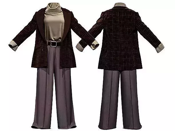 Vintage women outfit 01