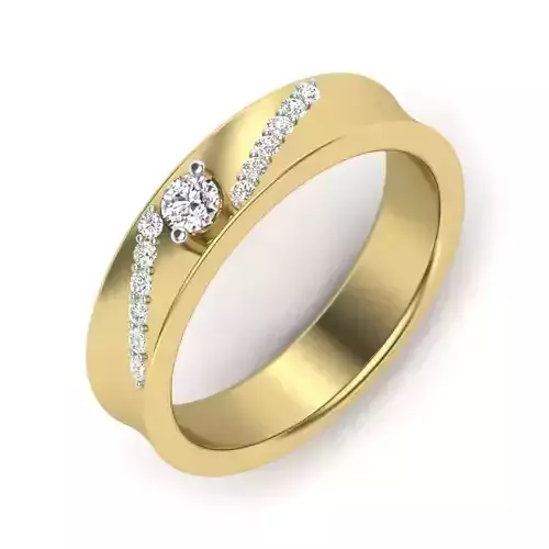 Women Diamond Ring 3dm STL  Render Details - PR-145 DIA