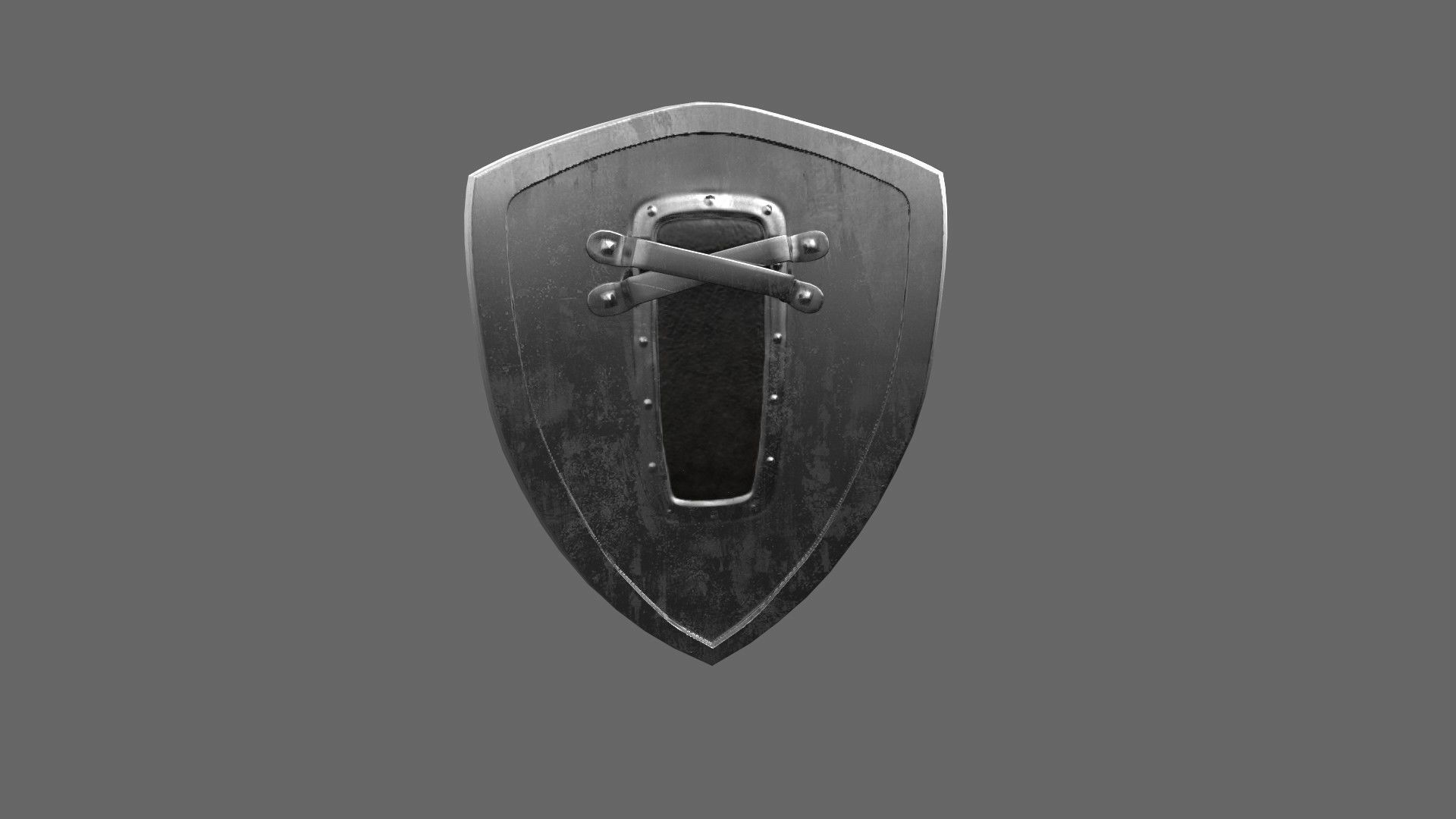 Eternal Guard Shield Low-poly 3D model_7