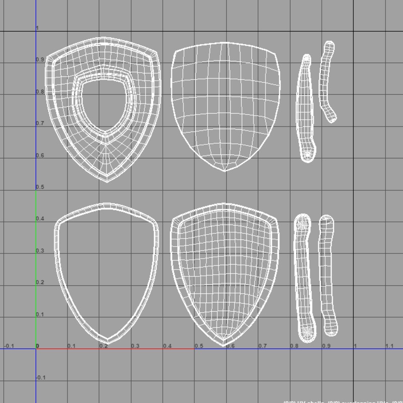 Eternal Guard Shield Low-poly 3D model_20