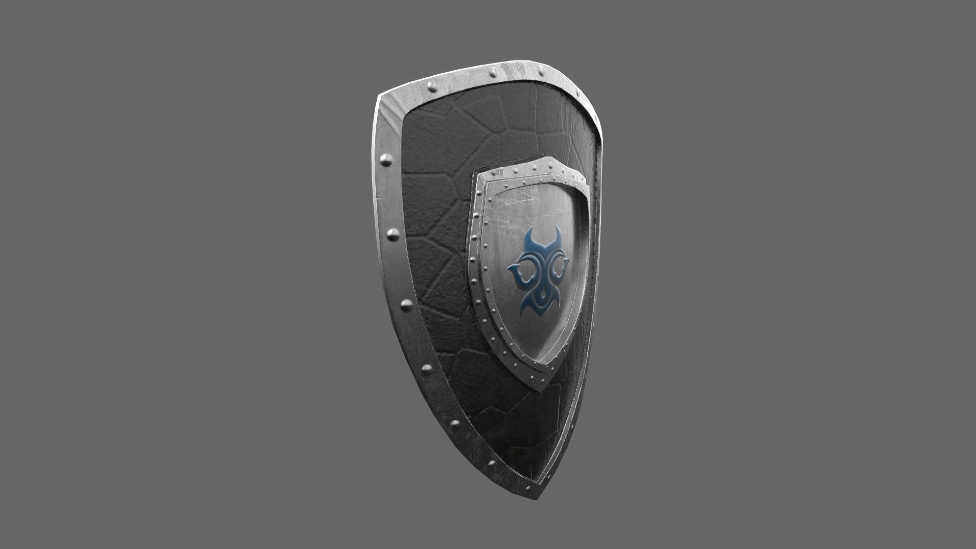 Eternal Guard Shield Low-poly 3D model_5