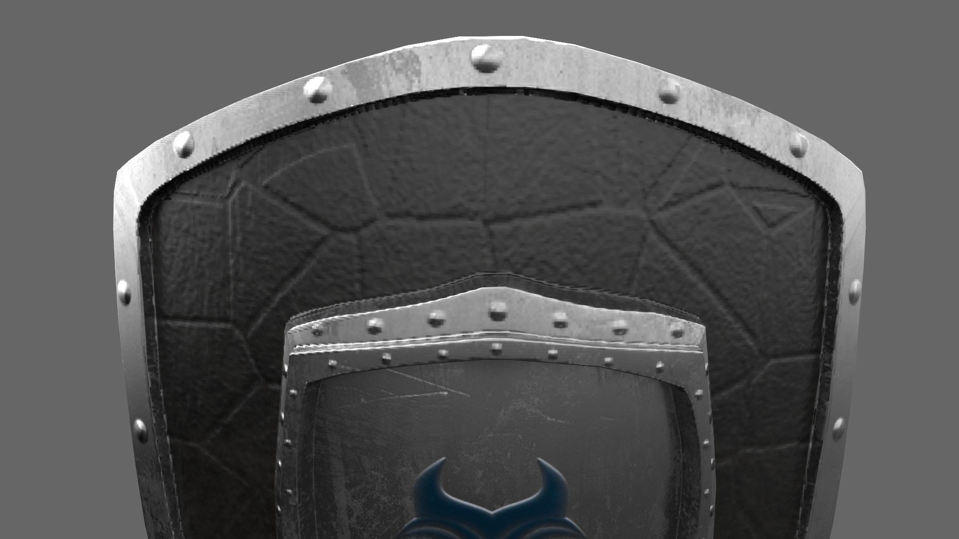 Eternal Guard Shield Low-poly 3D model_2