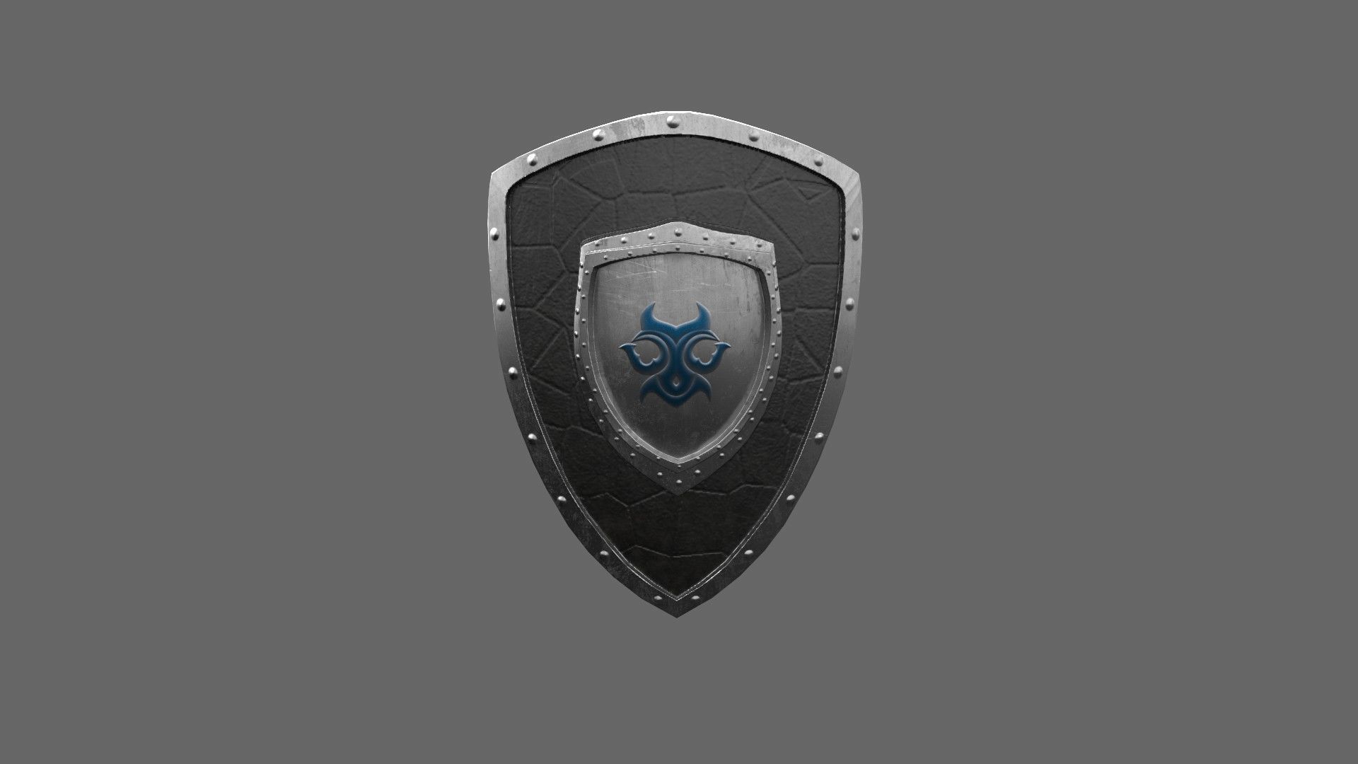 Eternal Guard Shield Low-poly 3D model_1