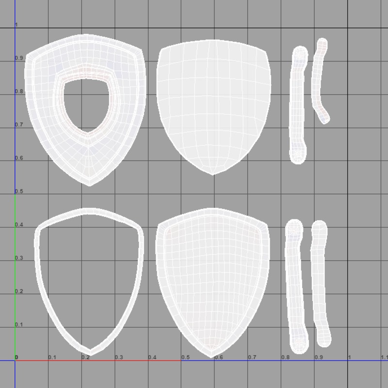 Eternal Guard Shield Low-poly 3D model_21