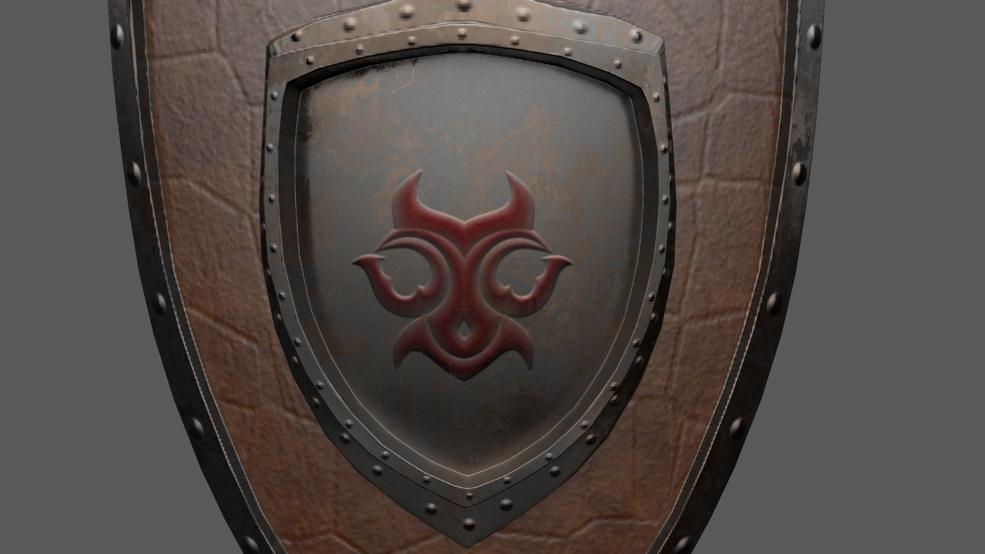 Eternal Guard Shield Low-poly 3D model_10