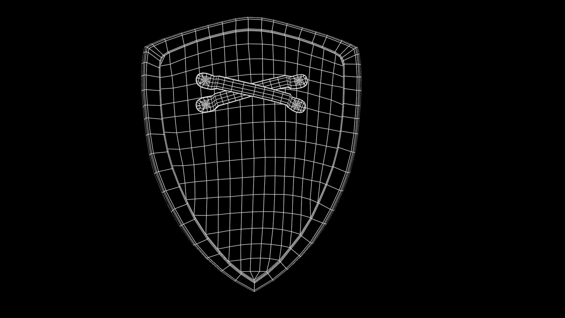 Eternal Guard Shield Low-poly 3D model_18