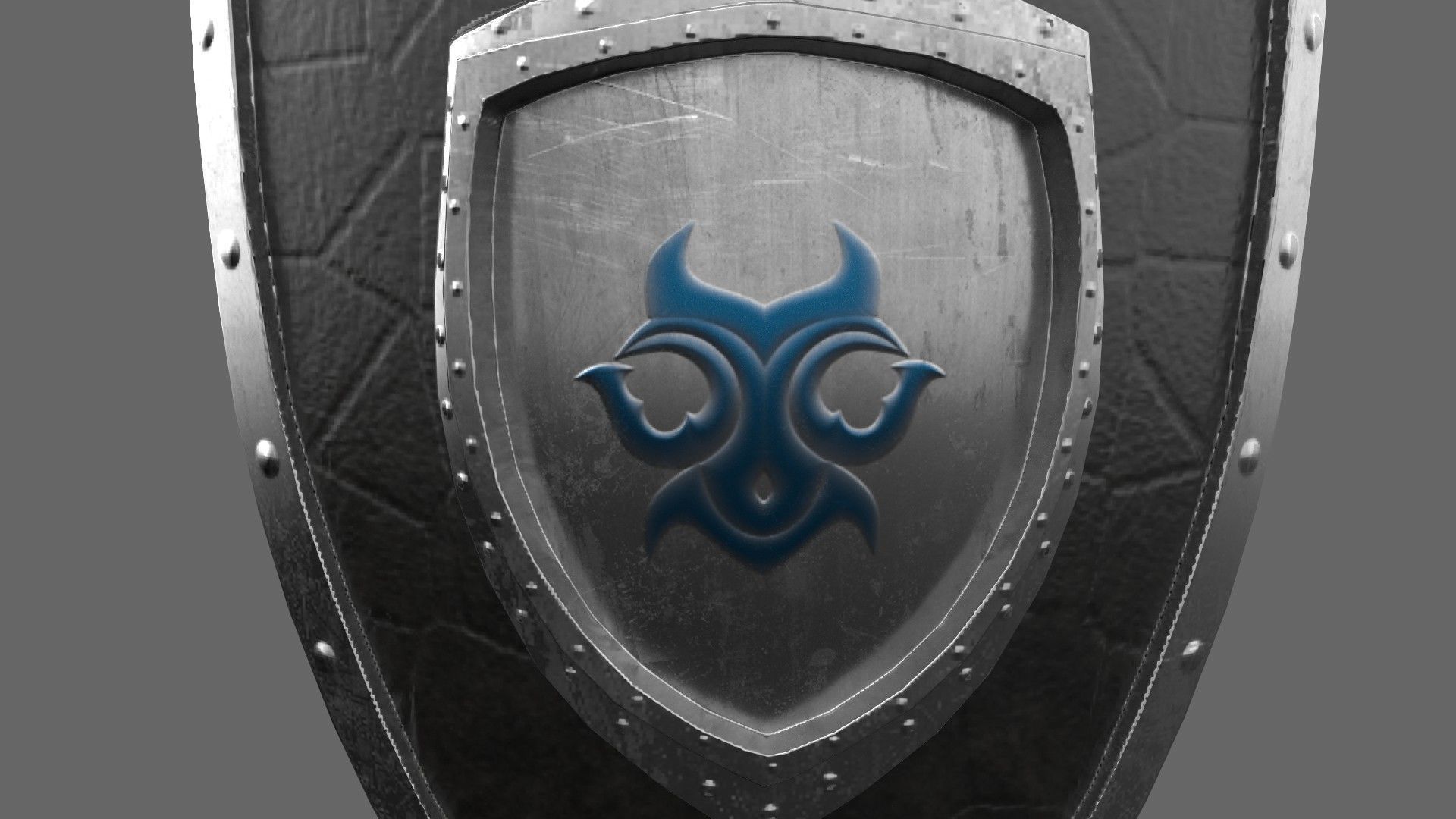 Eternal Guard Shield Low-poly 3D model_3