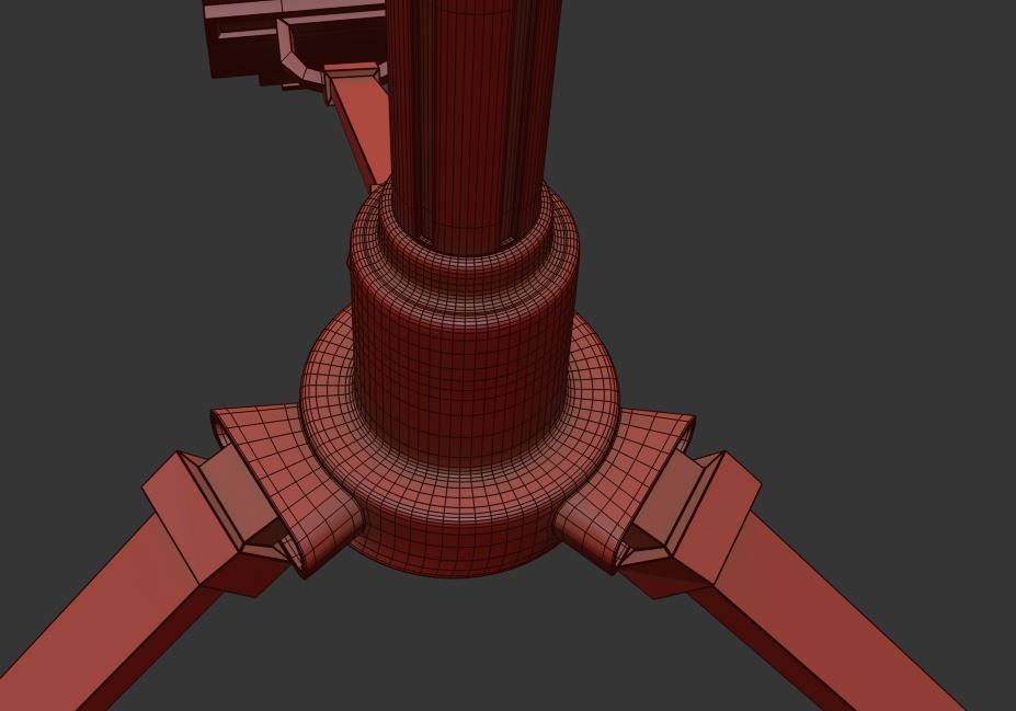antique telescope 01 3D model_22