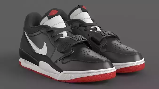 Air Jordan Legacy 312 Low Black University Red 