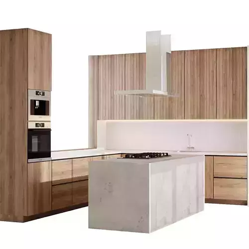 Kitchen Appliance Bosch Kitchen 75 Low-poly 3D model