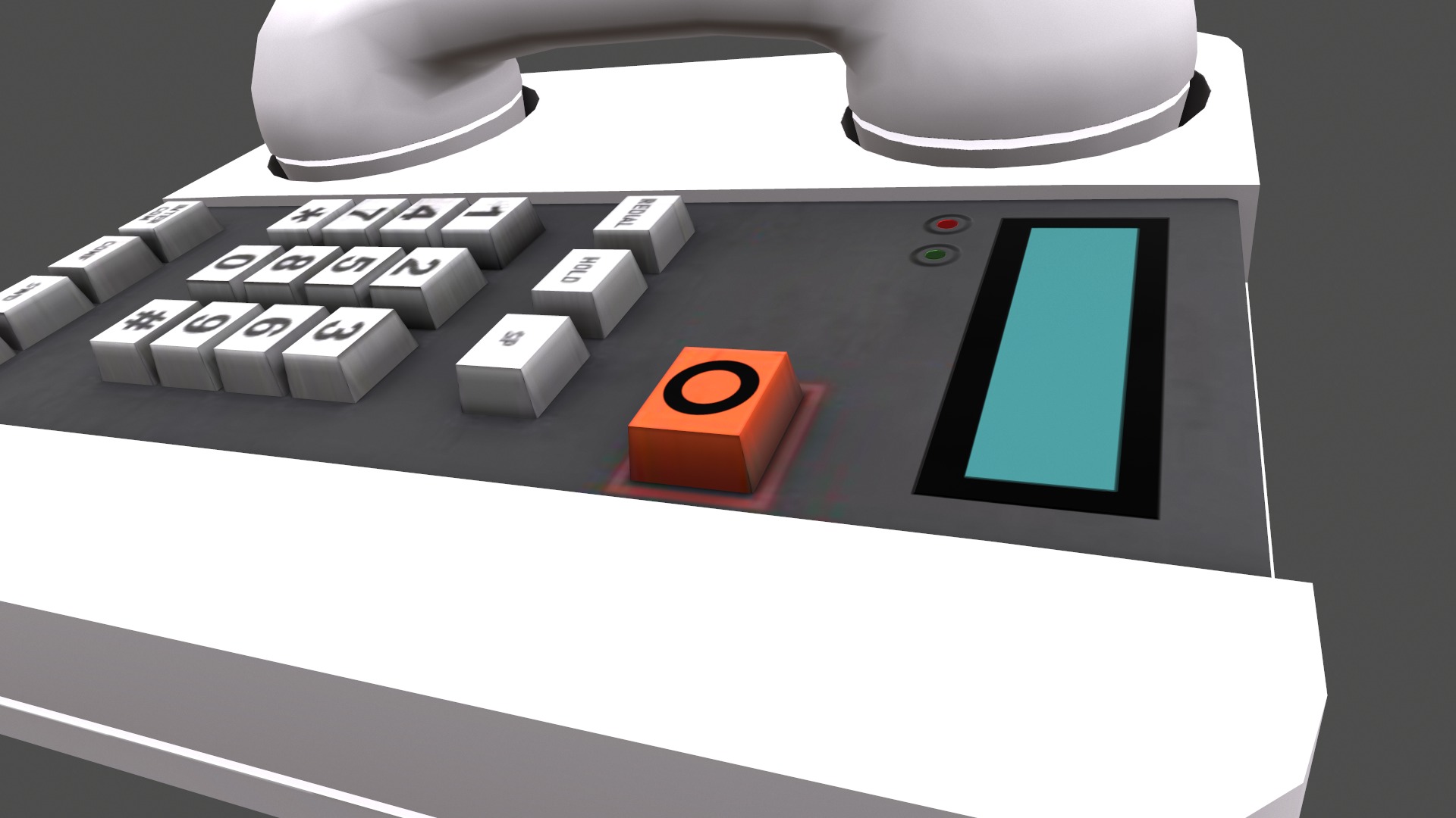 Telephone Low Poly Low-poly 3D model_14