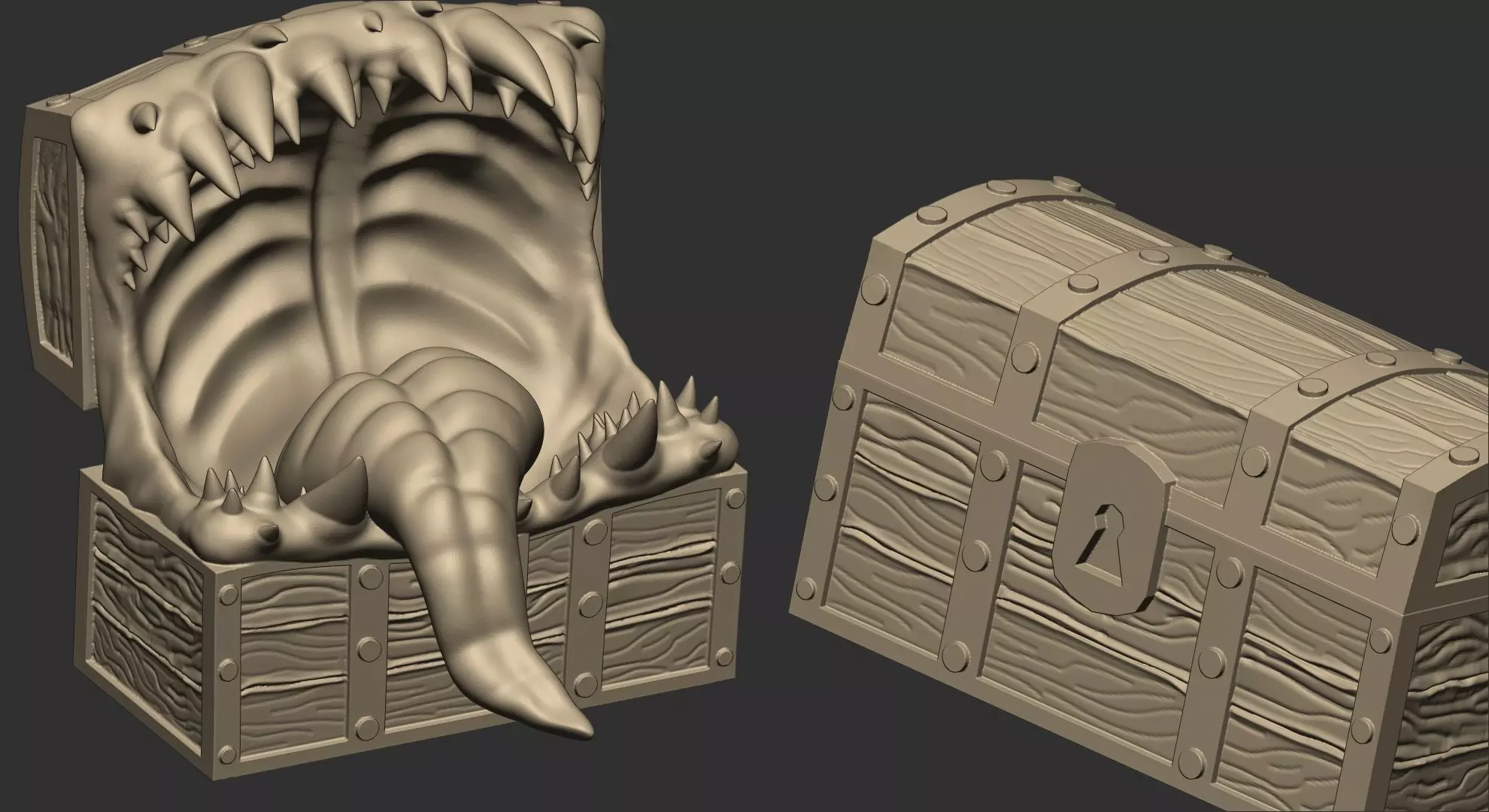 Mimic for playing in dnd 3D print model_0