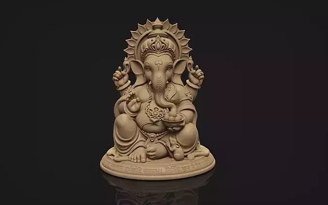 Divine Ganesha 3D print model
