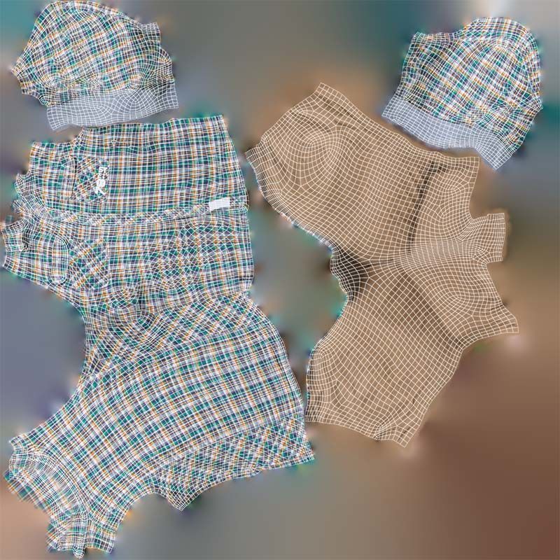 8 Kid Children Clothing Superbundle 3D Model Collection_13