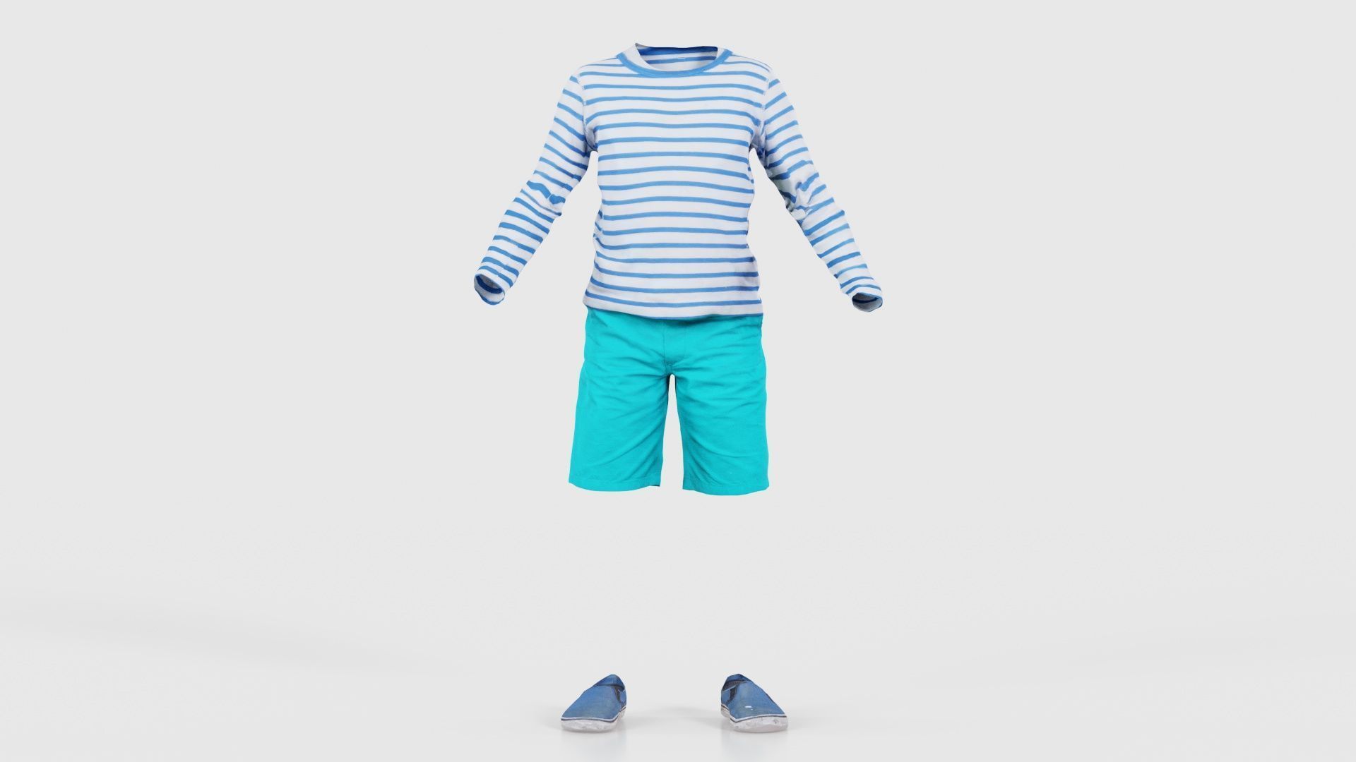 8 Kid Children Clothing Superbundle 3D Model Collection_21