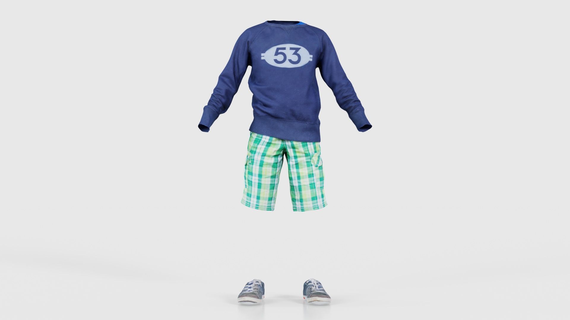 8 Kid Children Clothing Superbundle 3D Model Collection_14
