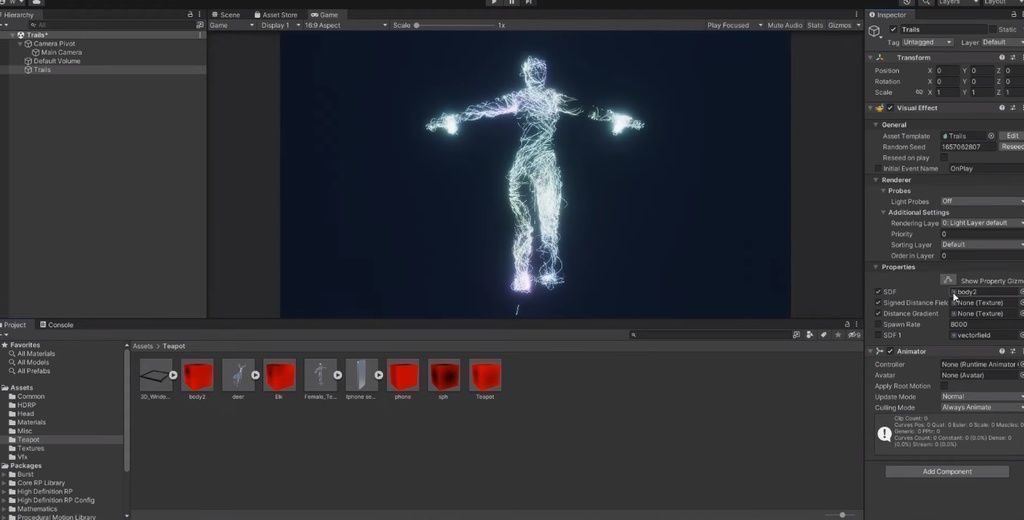 Unity VFX Graph - Use SDF to make model particle effects 3D model_5