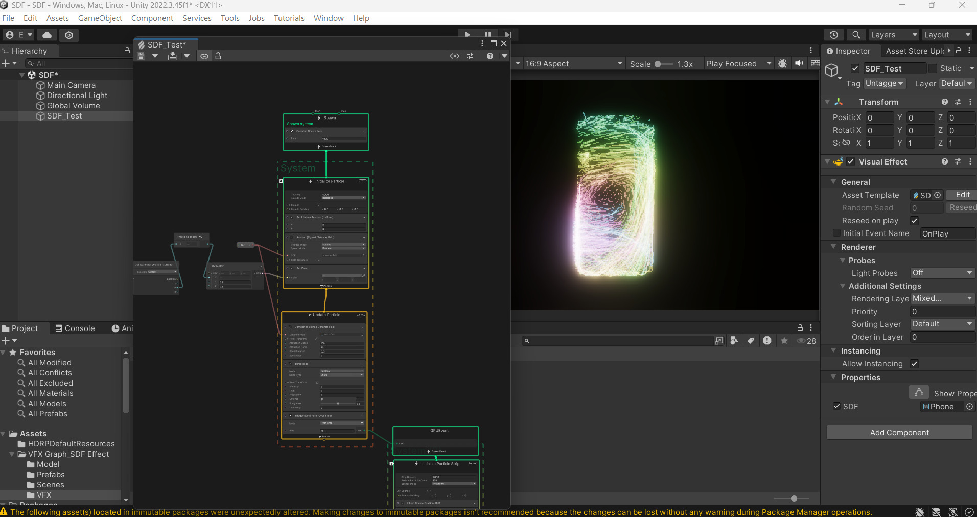 Unity VFX Graph - Use SDF to make model particle effects 3D model_7