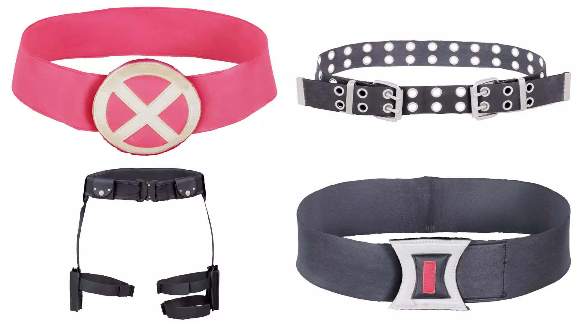 4 Clothing Belts Superbundle 3D Model Collection_0