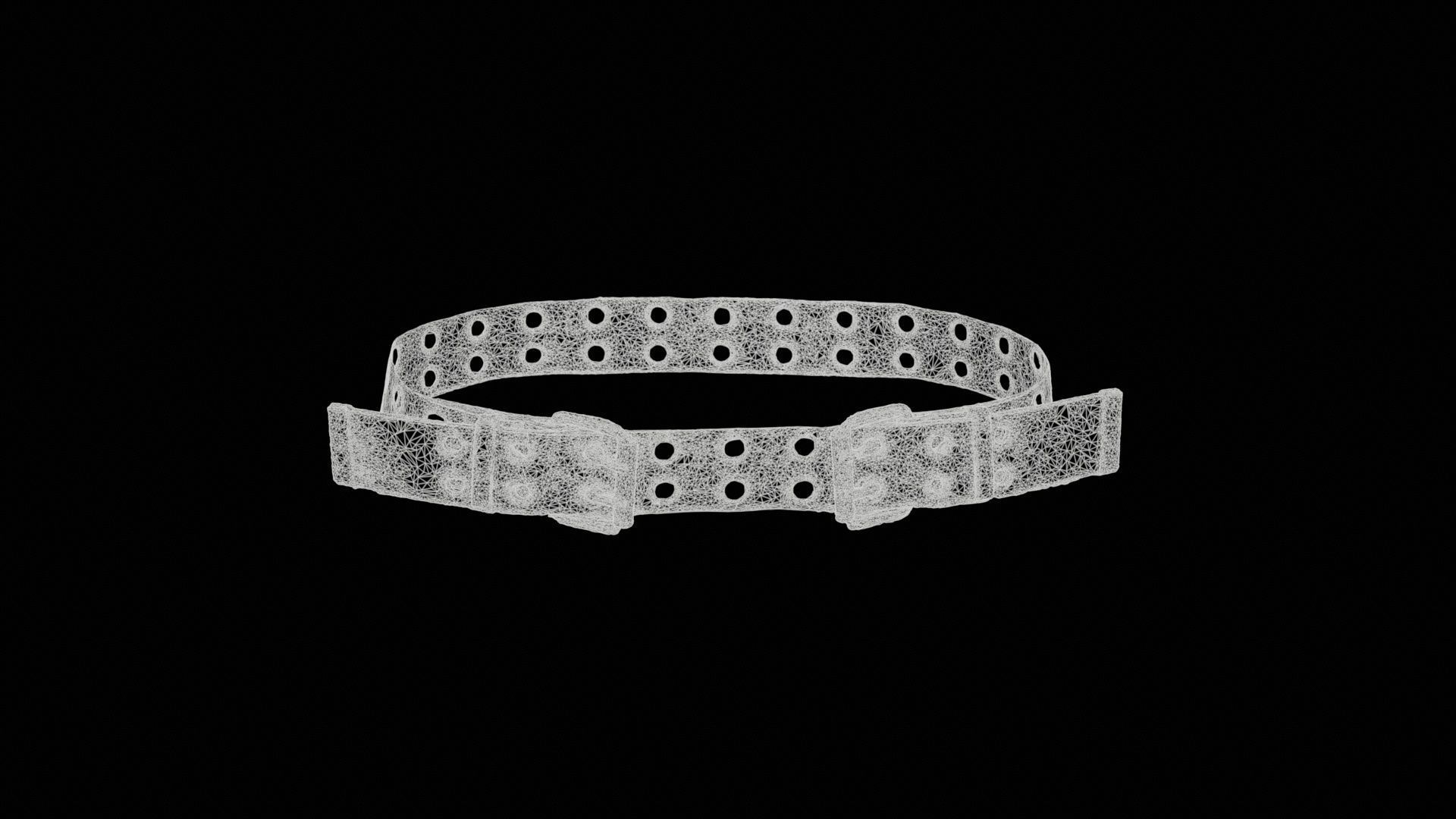 4 Clothing Belts Superbundle 3D Model Collection_6