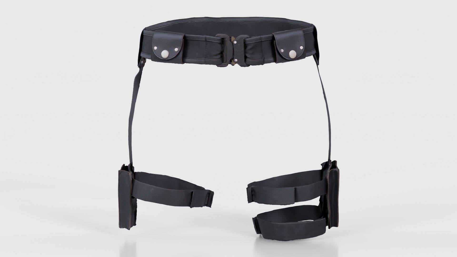 4 Clothing Belts Superbundle 3D Model Collection_14