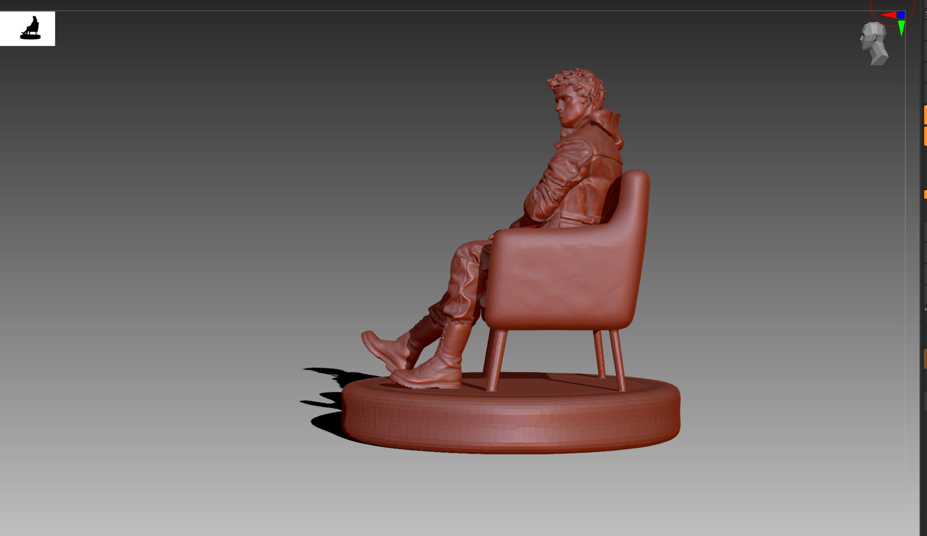 Devil May Cry 5 Nero STL and OBJ 3D print model_3