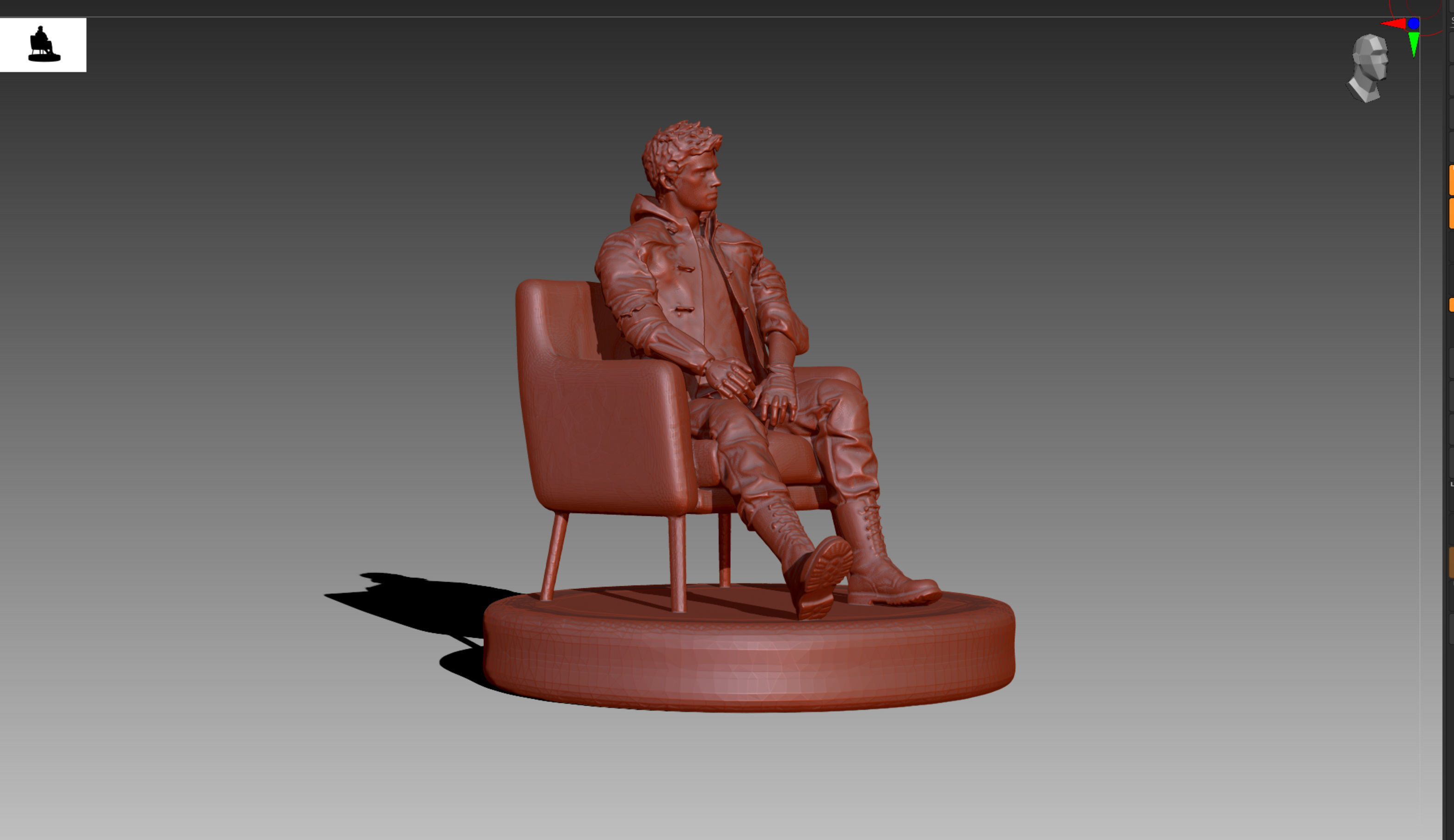 Devil May Cry 5 Nero STL and OBJ 3D print model_8