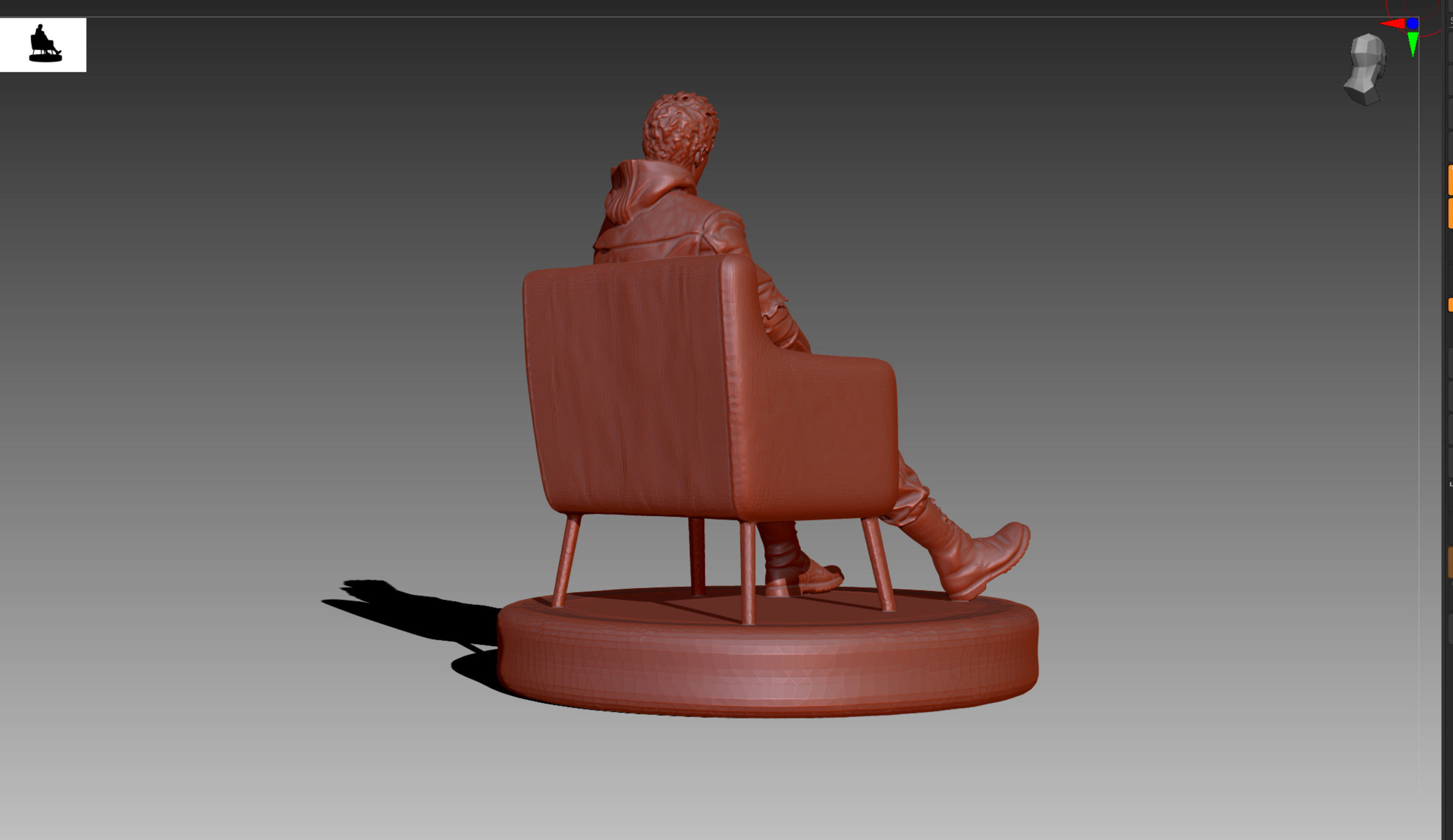 Devil May Cry 5 Nero STL and OBJ 3D print model_6