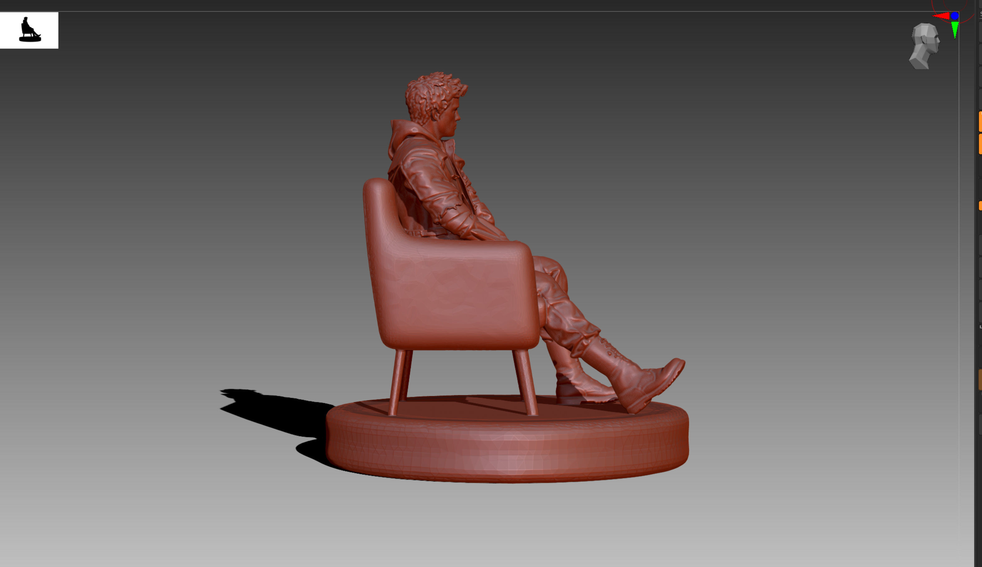 Devil May Cry 5 Nero STL and OBJ 3D print model_7