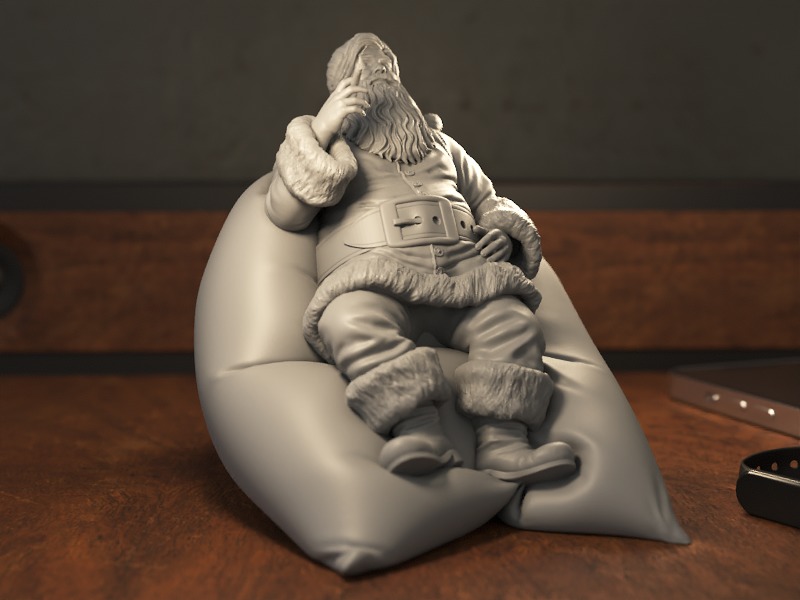 Santa 3D print model_2
