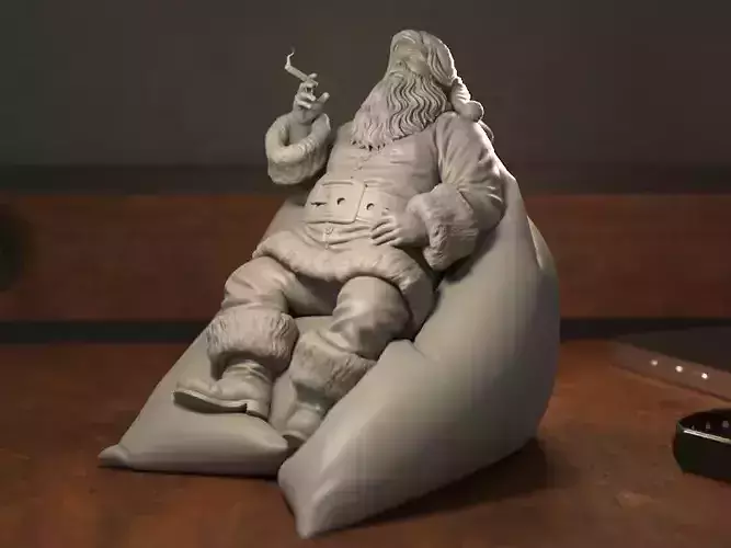 Santa 3D print model