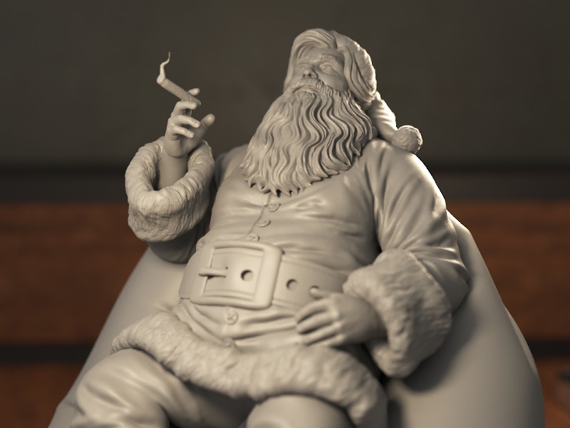 Santa 3D print model_3