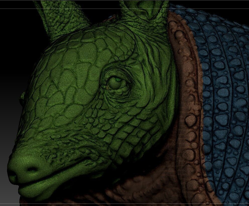 armadillo 3D print model_12