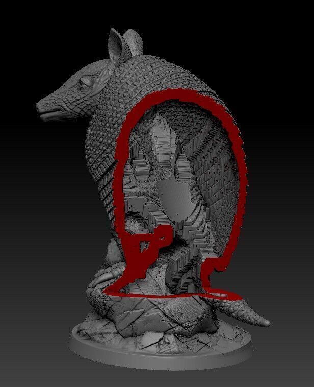 armadillo 3D print model_11