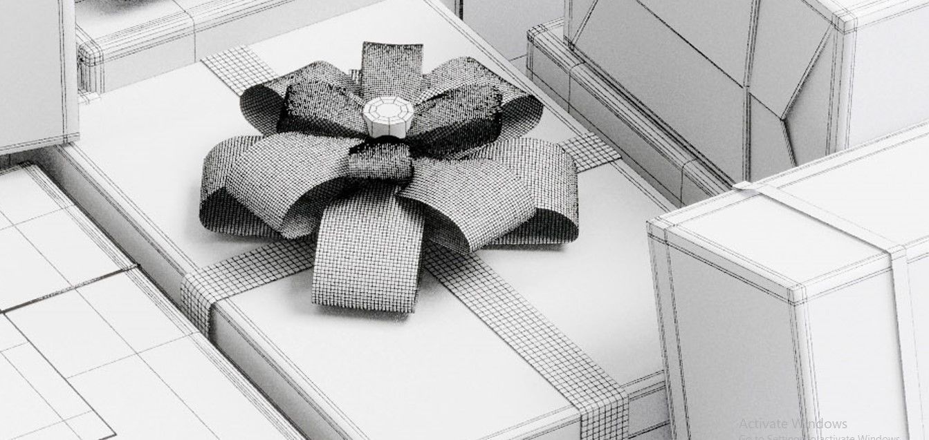 Christmas Gifts SET 02 3D model_10