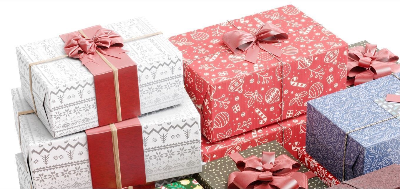 Christmas Gifts SET 02 3D model_7