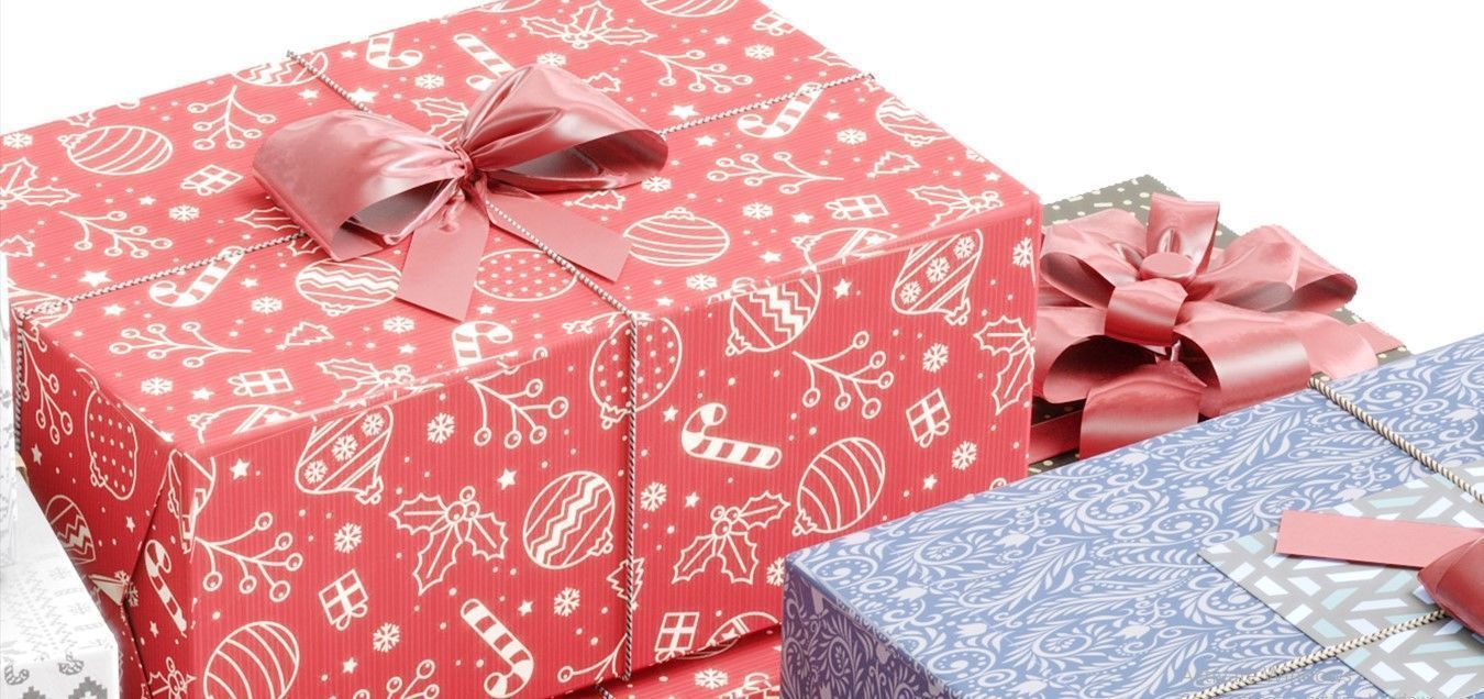 Christmas Gifts SET 02 3D model_5