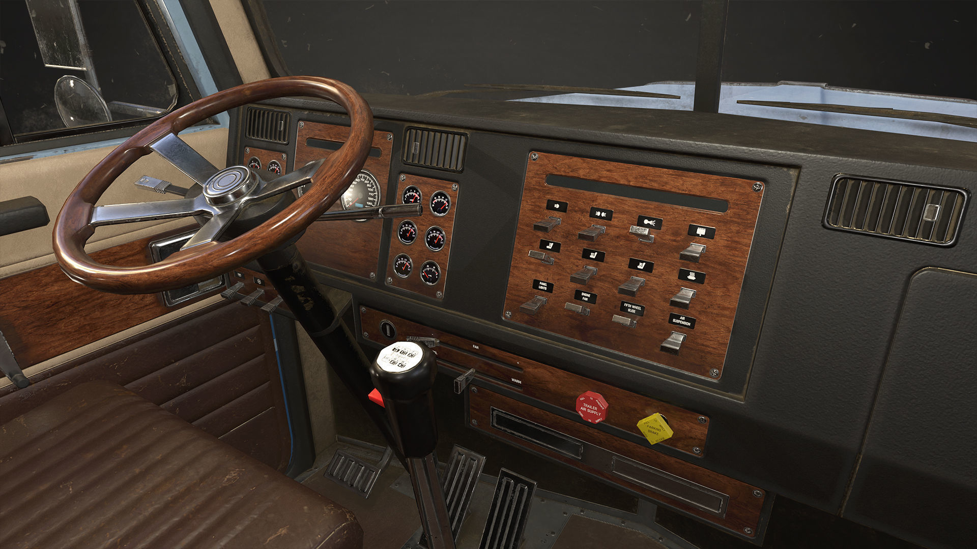 Semi Truck Mega Pack Low-poly 3D model_8