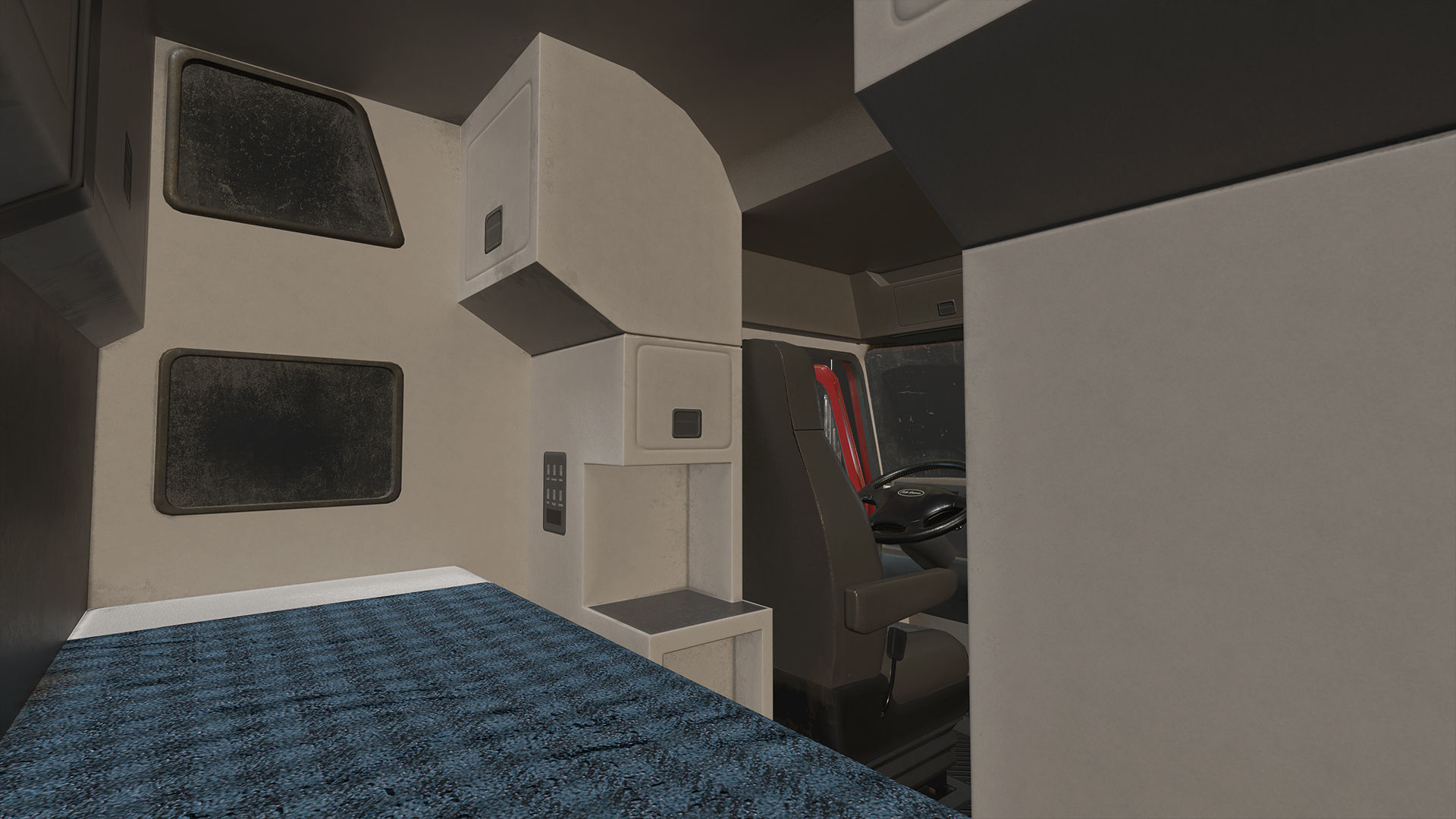 Semi Truck Mega Pack Low-poly 3D model_16