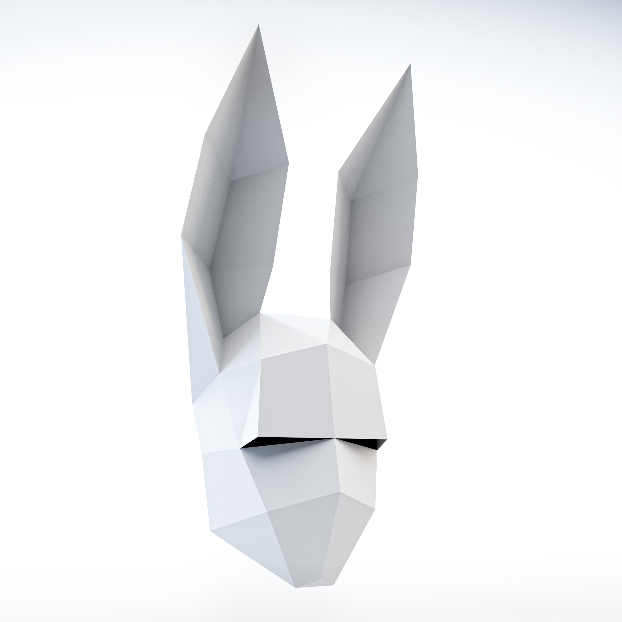 Rabbit Mask 3D model_2
