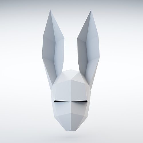 Rabbit Mask 3D model
